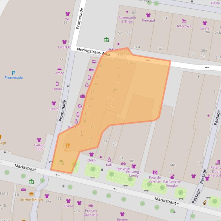 Kaart van postcodegebied 5401GL.