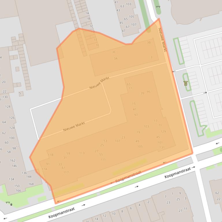 Kaart van postcodegebied 5401HB.