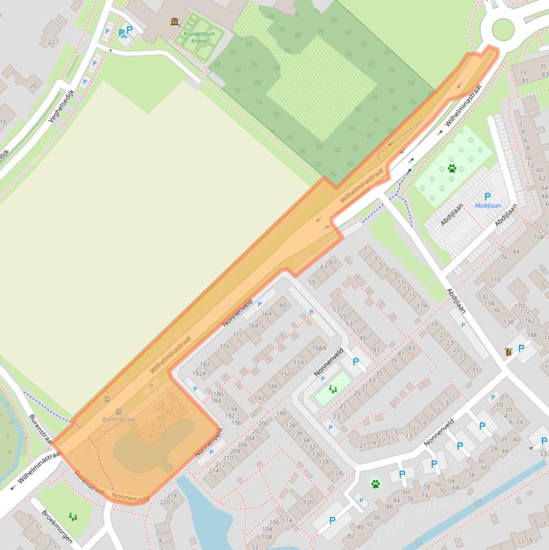 Kaart van postcodegebied 5401ND.