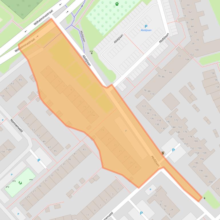 Kaart van postcodegebied 5401NL.