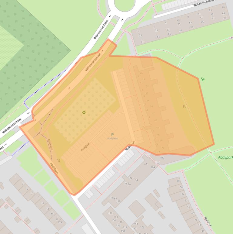 Kaart van postcodegebied 5401NM.