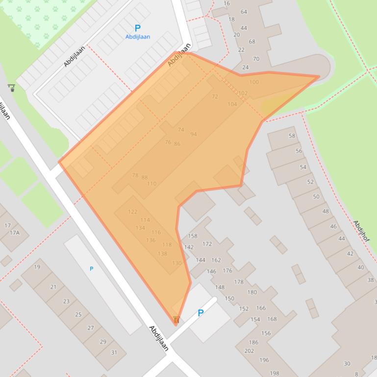 Kaart van postcodegebied 5401NN.