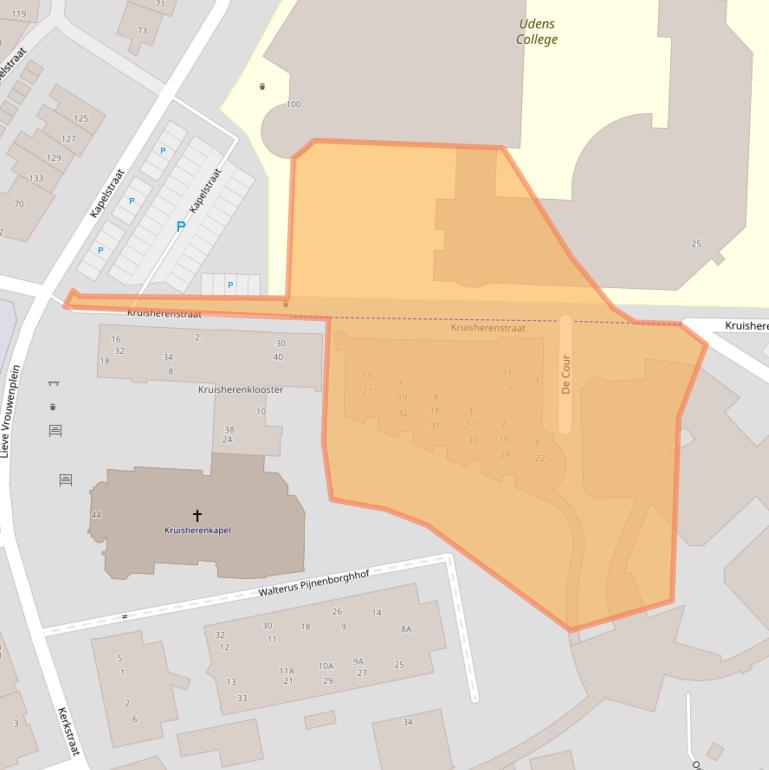 Kaart van postcodegebied 5401XS.