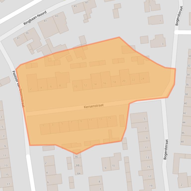 Kaart van postcodegebied 5401ZE.