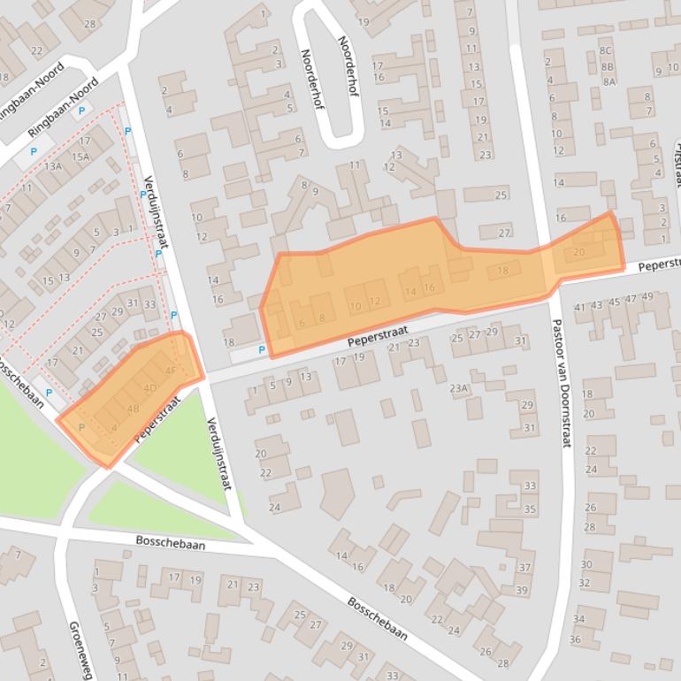 Kaart van postcodegebied 5401ZM.