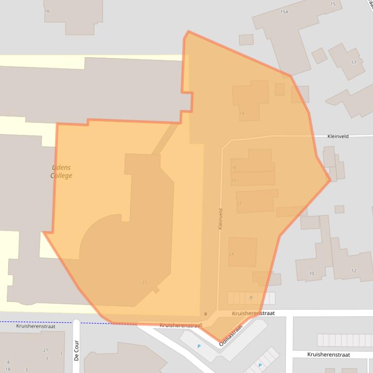 Kaart van postcodegebied 5401ZW.