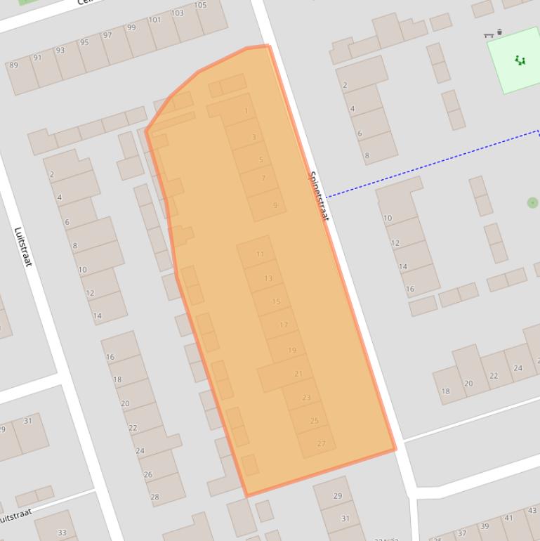 Kaart van postcodegebied 5402AL.