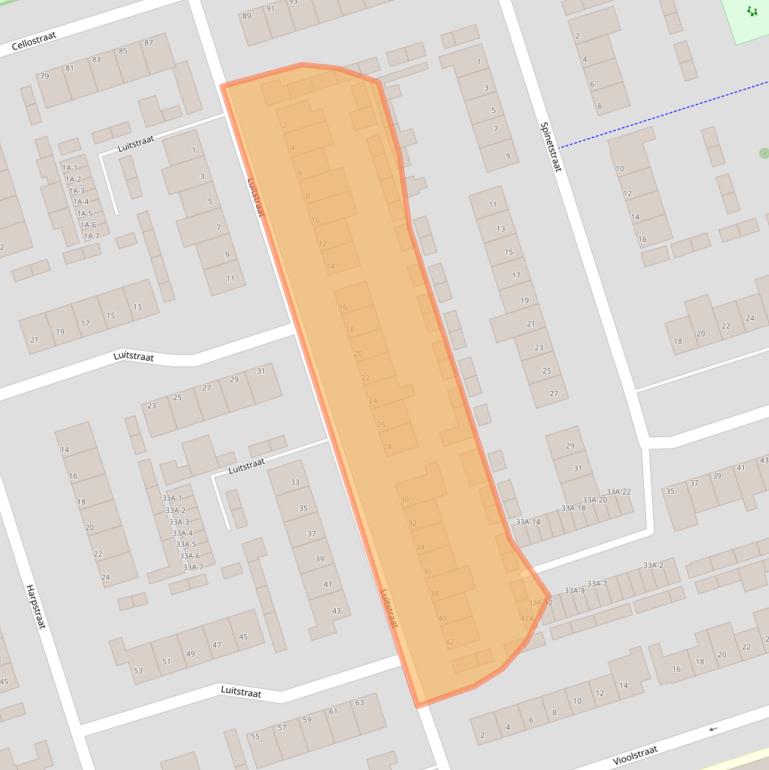 Kaart van postcodegebied 5402AS.
