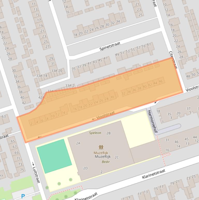 Kaart van postcodegebied 5402AV.