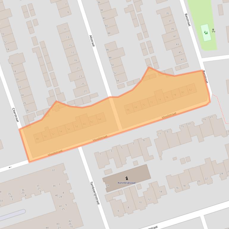 Kaart van postcodegebied 5402AW.