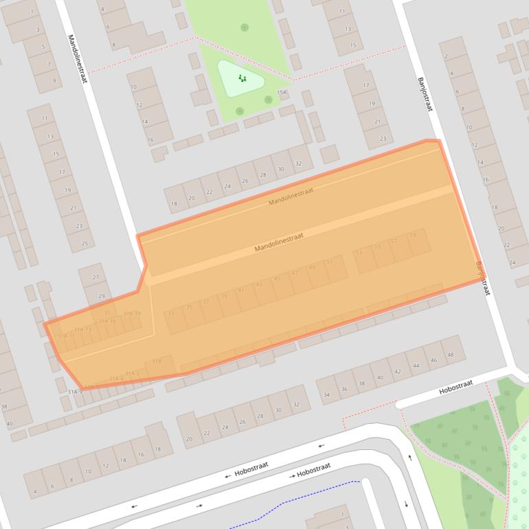 Kaart van postcodegebied 5402CX.