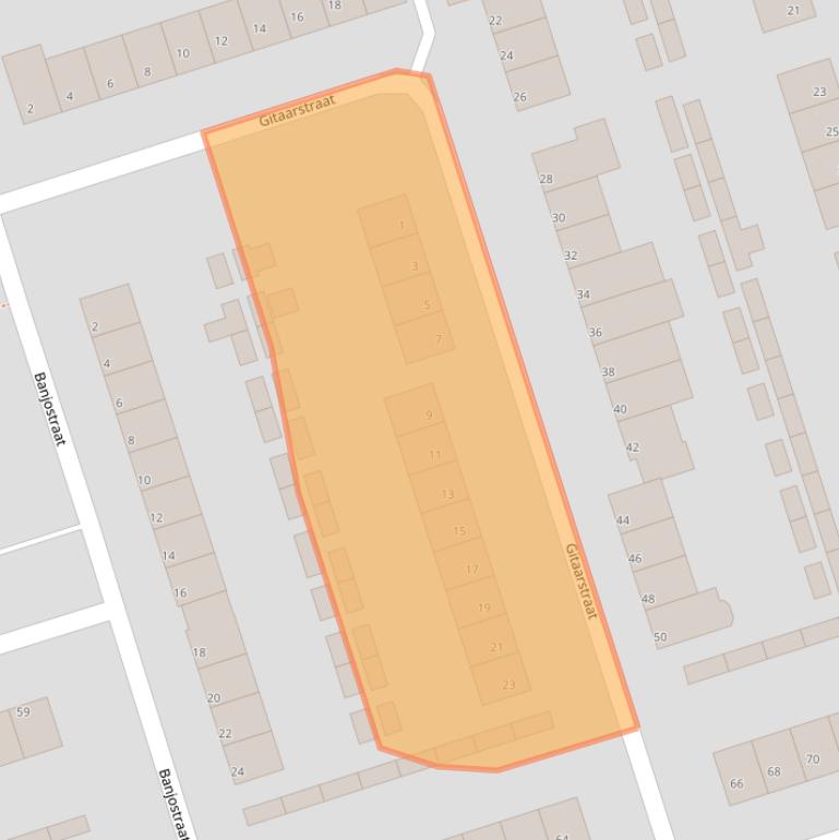 Kaart van postcodegebied 5402DB.