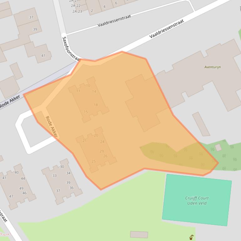 Kaart van postcodegebied 5402EM.