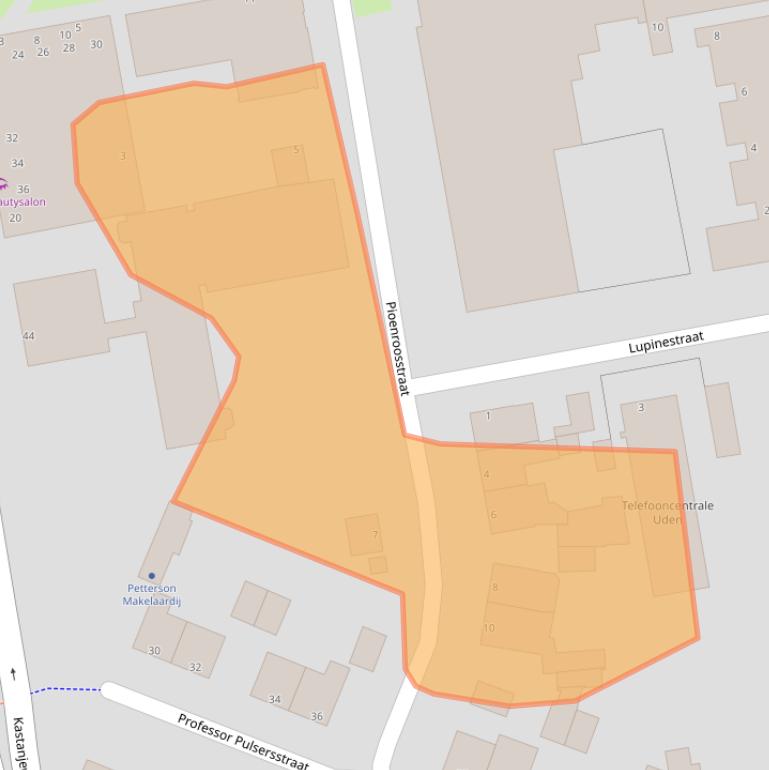 Kaart van postcodegebied 5402GC.