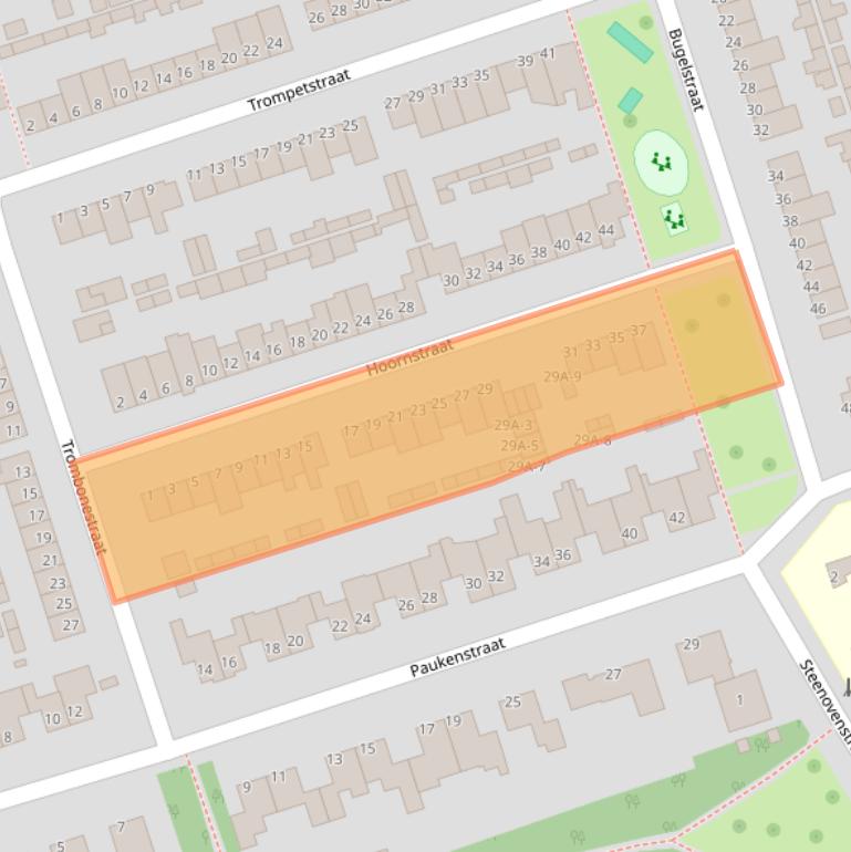 Kaart van postcodegebied 5402HN.