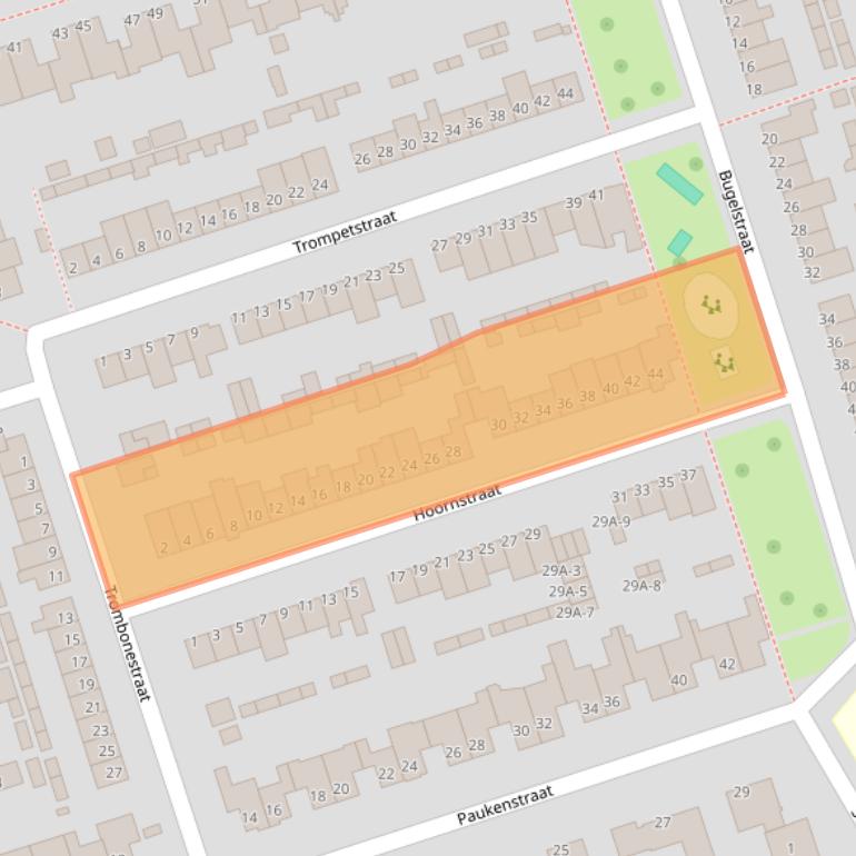 Kaart van postcodegebied 5402HP.