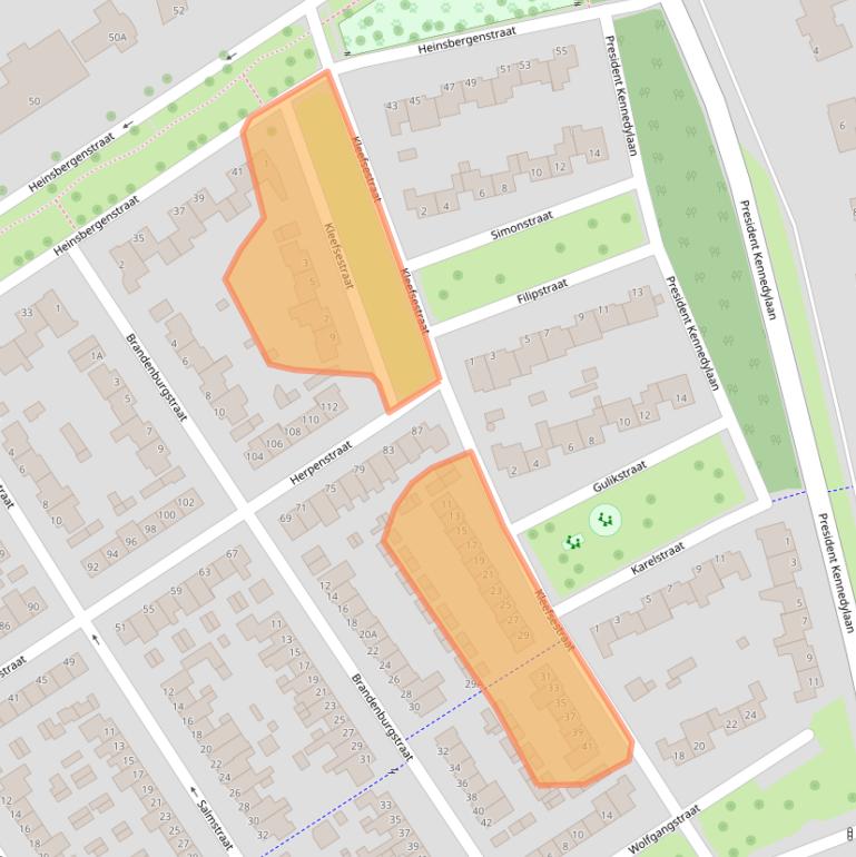 Kaart van postcodegebied 5402KL.