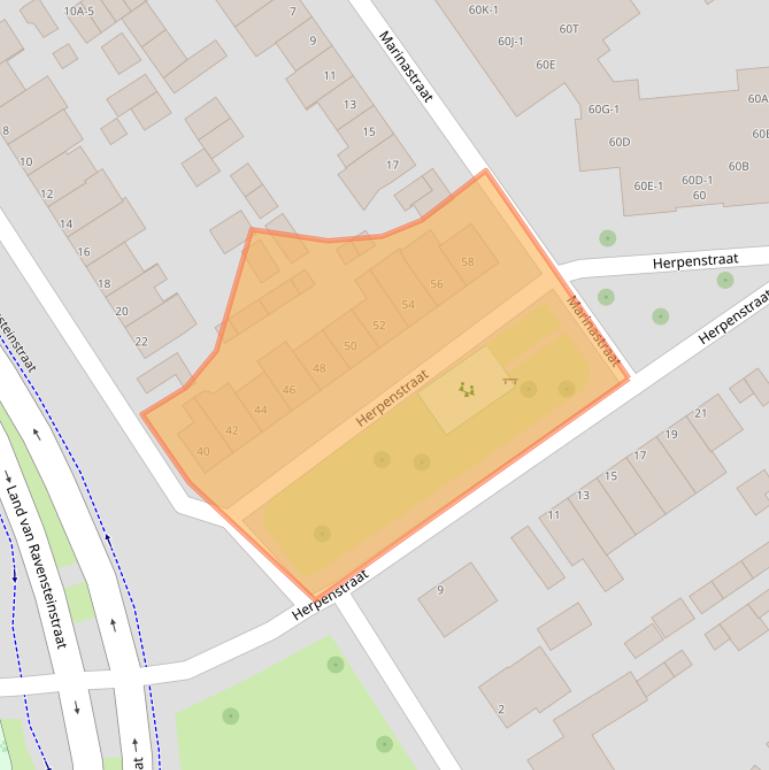 Kaart van postcodegebied 5402KP.