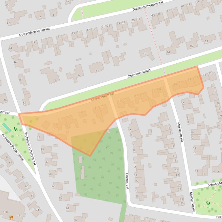 Kaart van postcodegebied 5402LG.