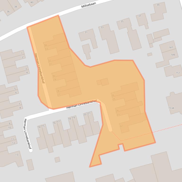 Kaart van postcodegebied 5402WH.