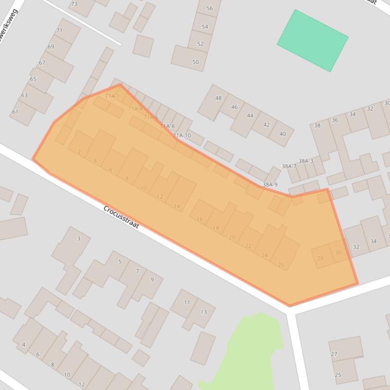 Kaart van postcodegebied 5402ZJ.