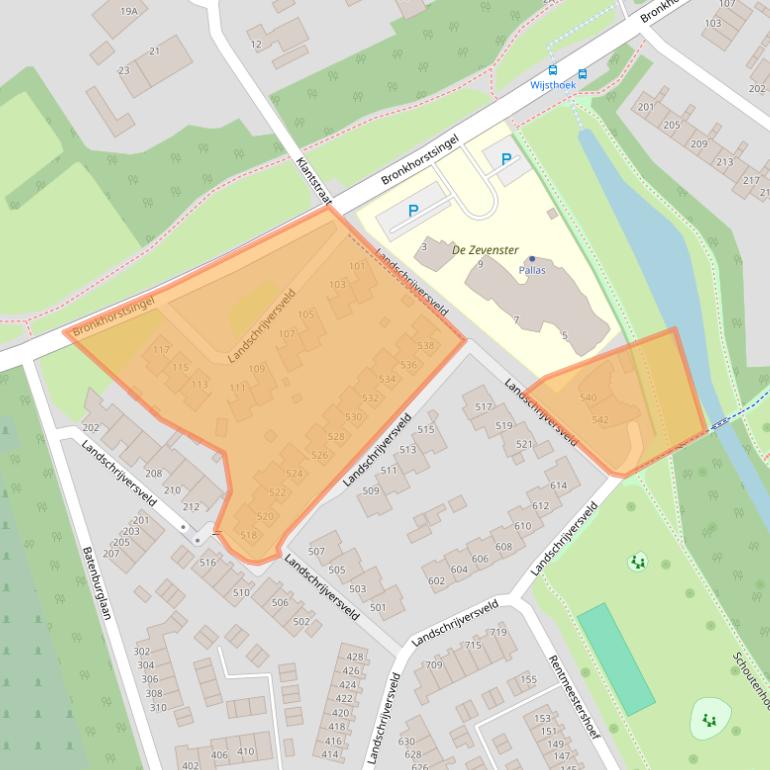 Kaart van postcodegebied 5403ER.