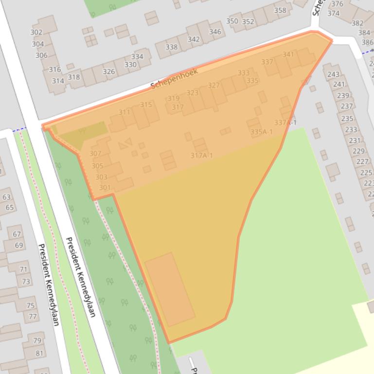 Kaart van postcodegebied 5403GC.