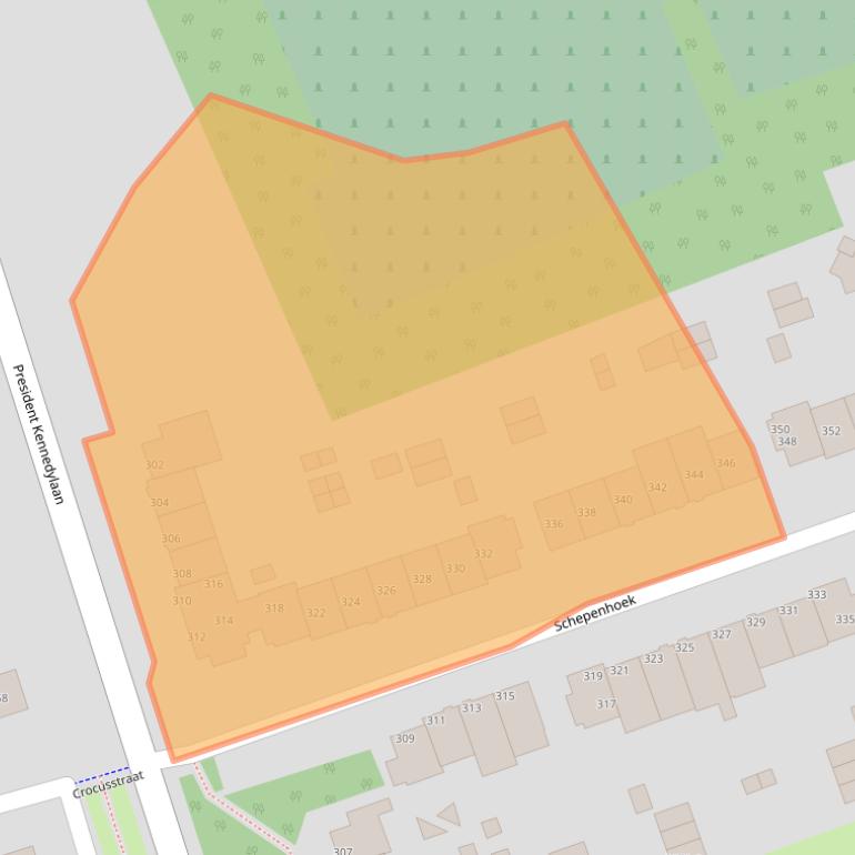 Kaart van postcodegebied 5403GE.