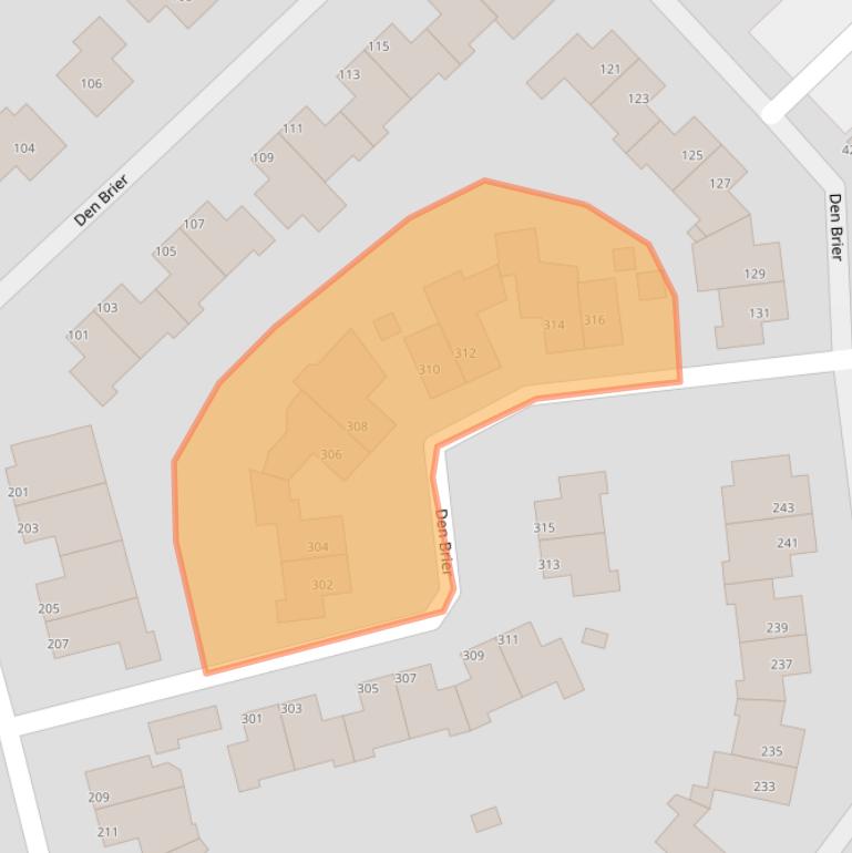 Kaart van postcodegebied 5403KL.