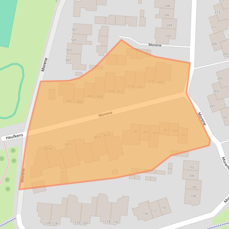 Kaart van postcodegebied 5403KS.