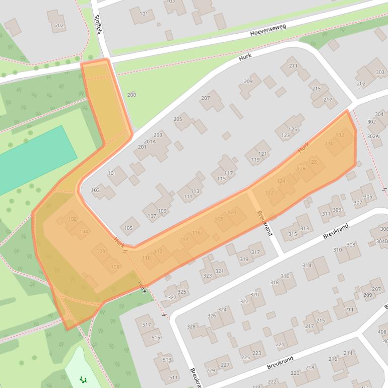 Kaart van postcodegebied 5403LB.