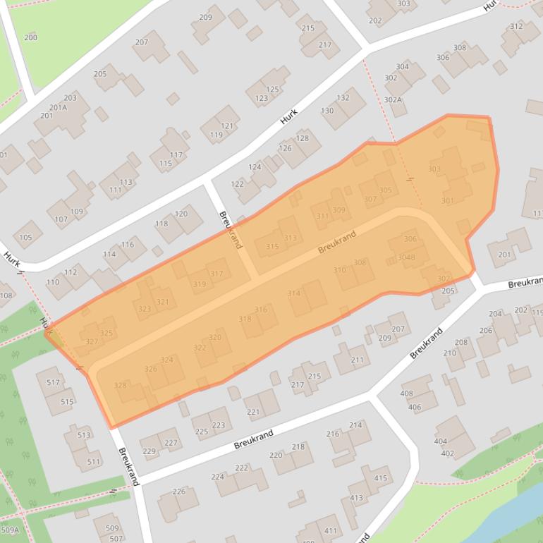 Kaart van postcodegebied 5403LH.