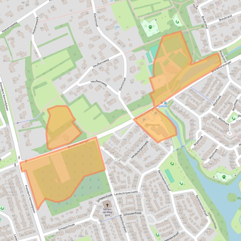 Kaart van postcodegebied 5403NA.