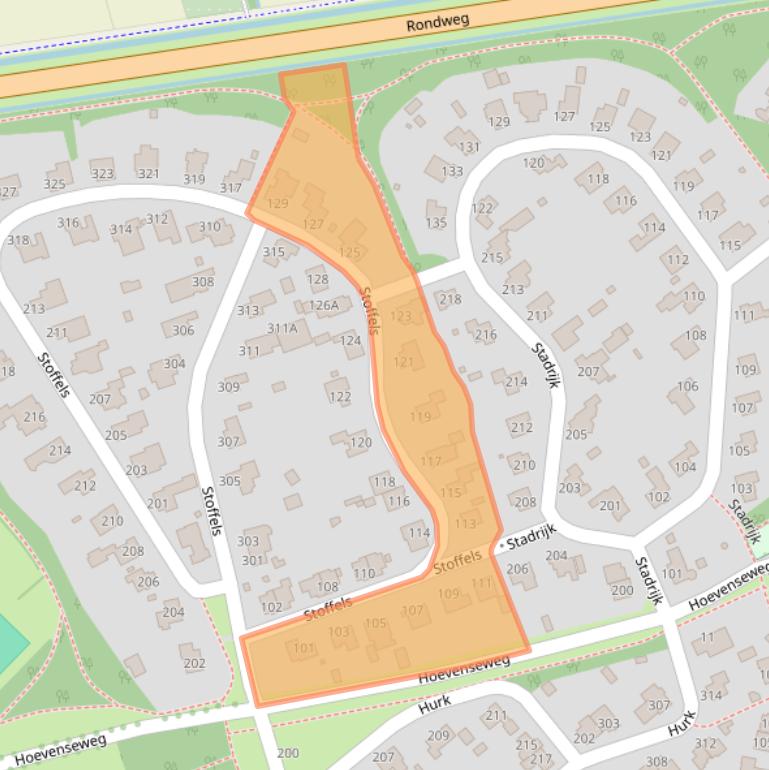 Kaart van postcodegebied 5403NC.