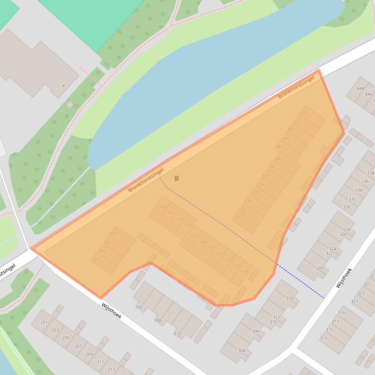 Kaart van postcodegebied 5403RA.