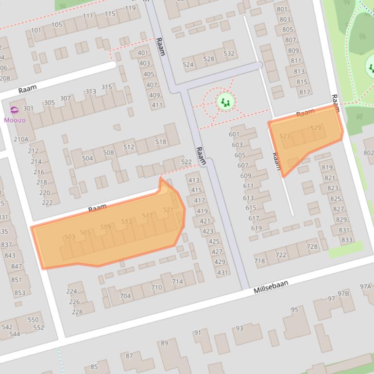 Kaart van postcodegebied 5403TM.