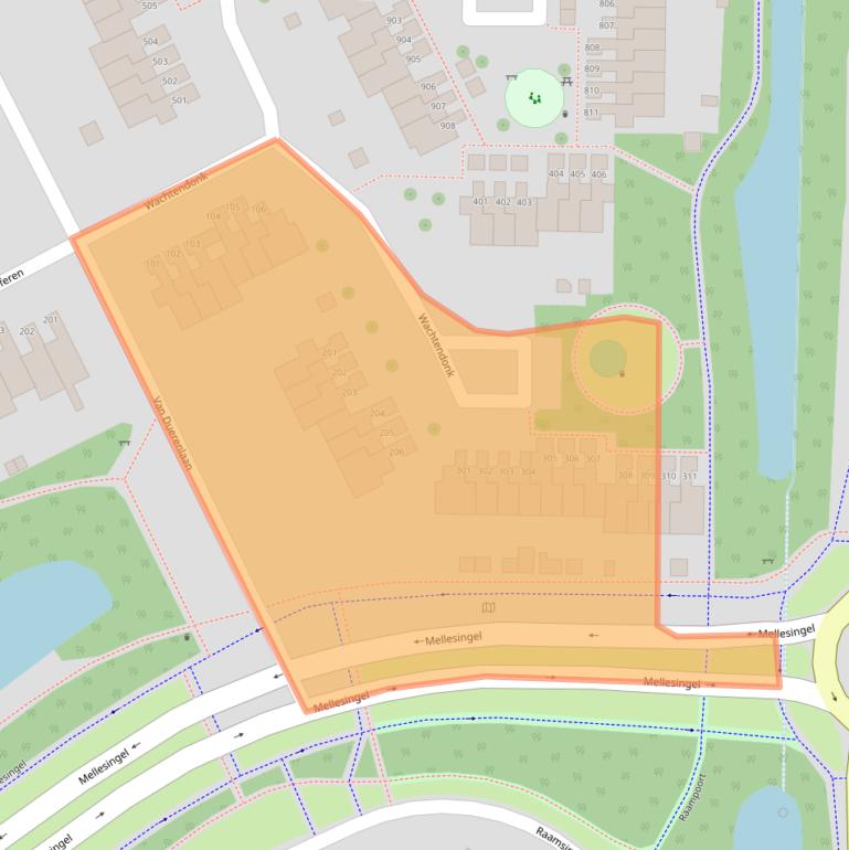 Kaart van postcodegebied 5403VA.