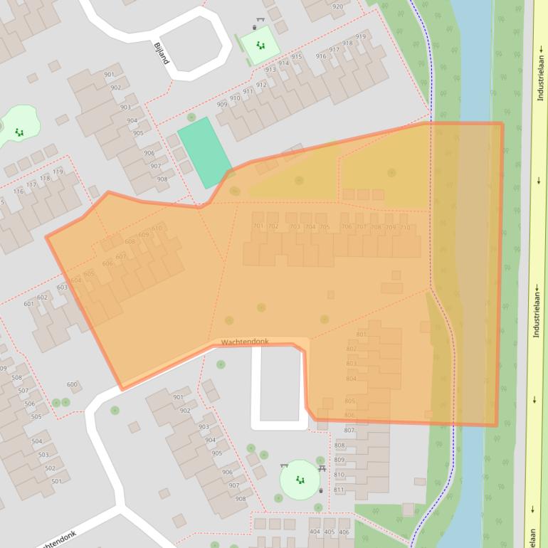 Kaart van postcodegebied 5403VC.