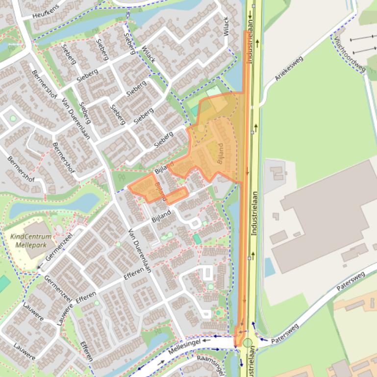 Kaart van postcodegebied 5403VK.