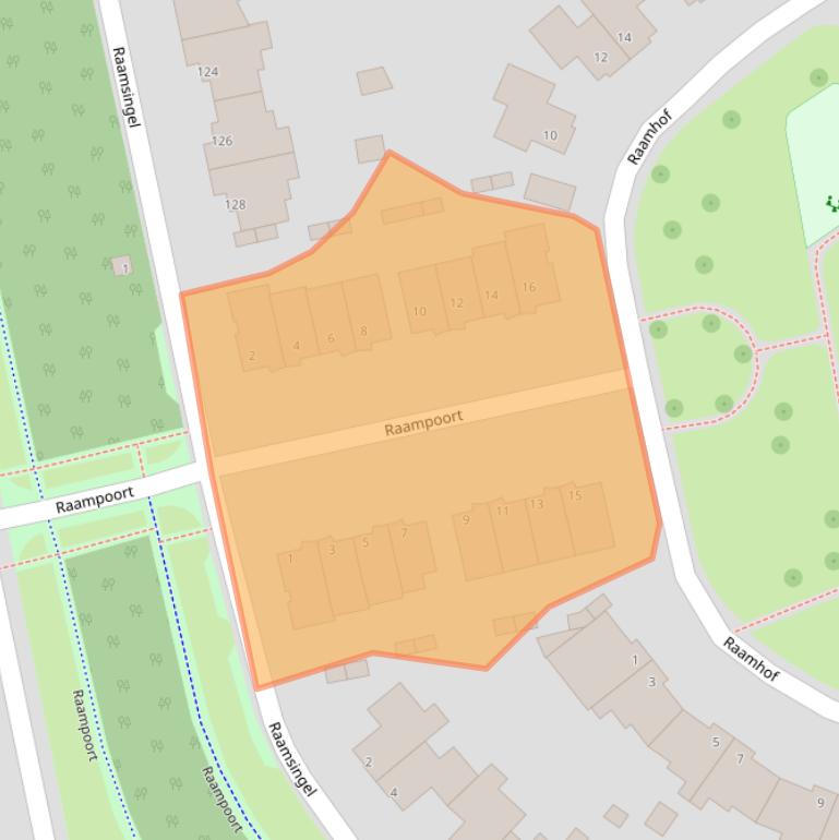 Kaart van postcodegebied 5403VX.