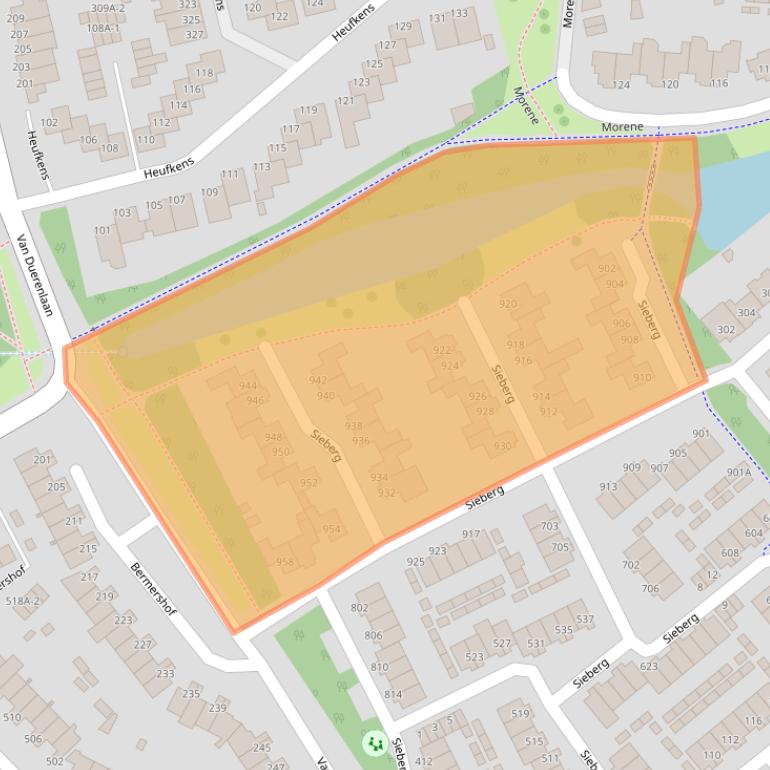 Kaart van postcodegebied 5403WL.