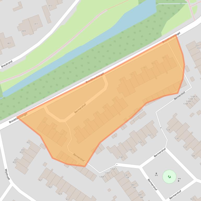 Kaart van postcodegebied 5403WN.