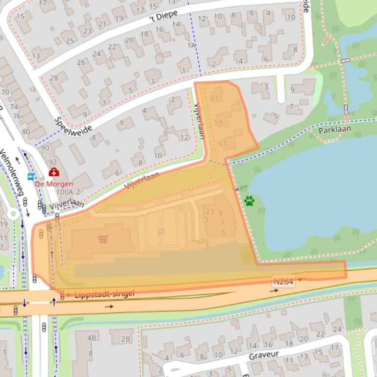 Kaart van postcodegebied 5404KH.