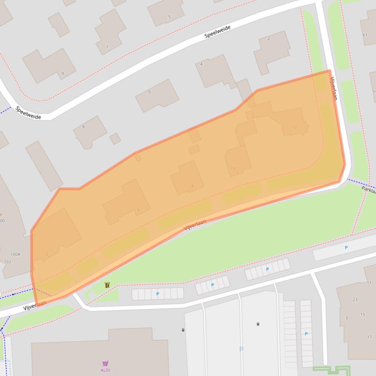 Kaart van postcodegebied 5404KJ.