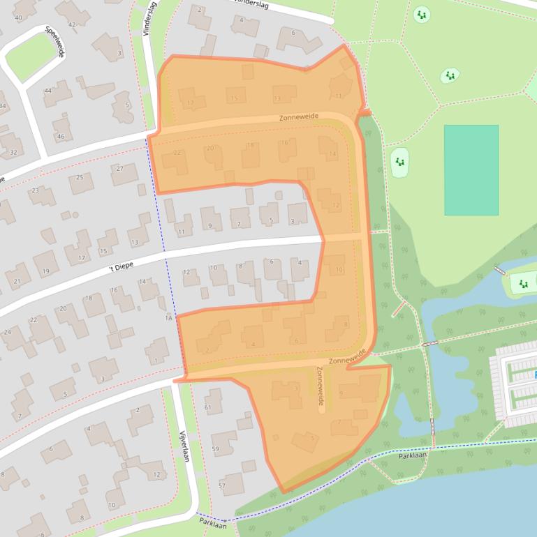 Kaart van postcodegebied 5404KK.