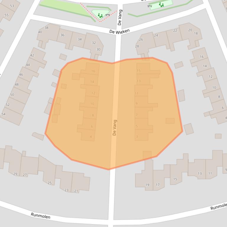 Kaart van postcodegebied 5404KL.