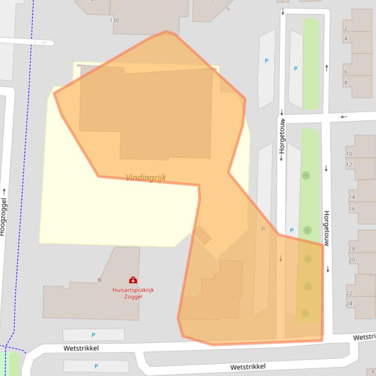 Kaart van postcodegebied 5404MA.