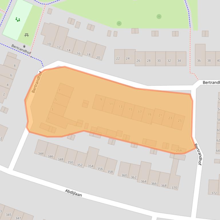 Kaart van postcodegebied 5404MC.