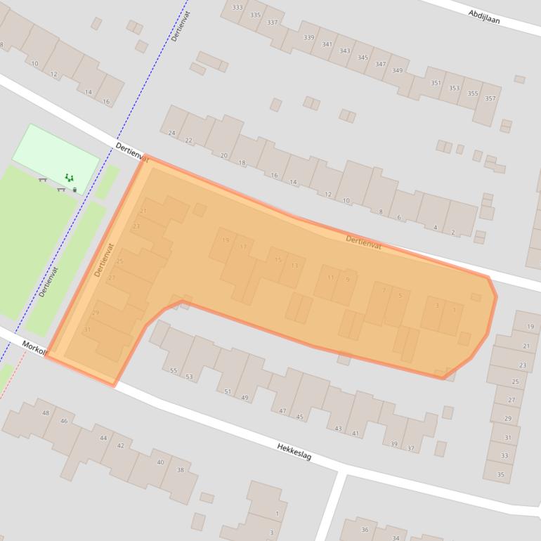 Kaart van postcodegebied 5404MH.