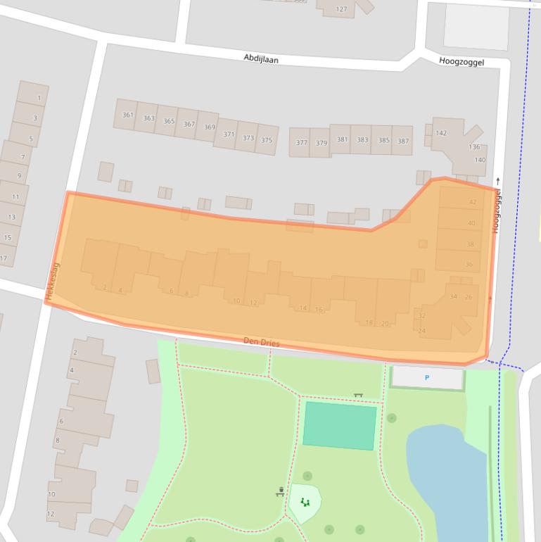 Kaart van postcodegebied 5404MR.